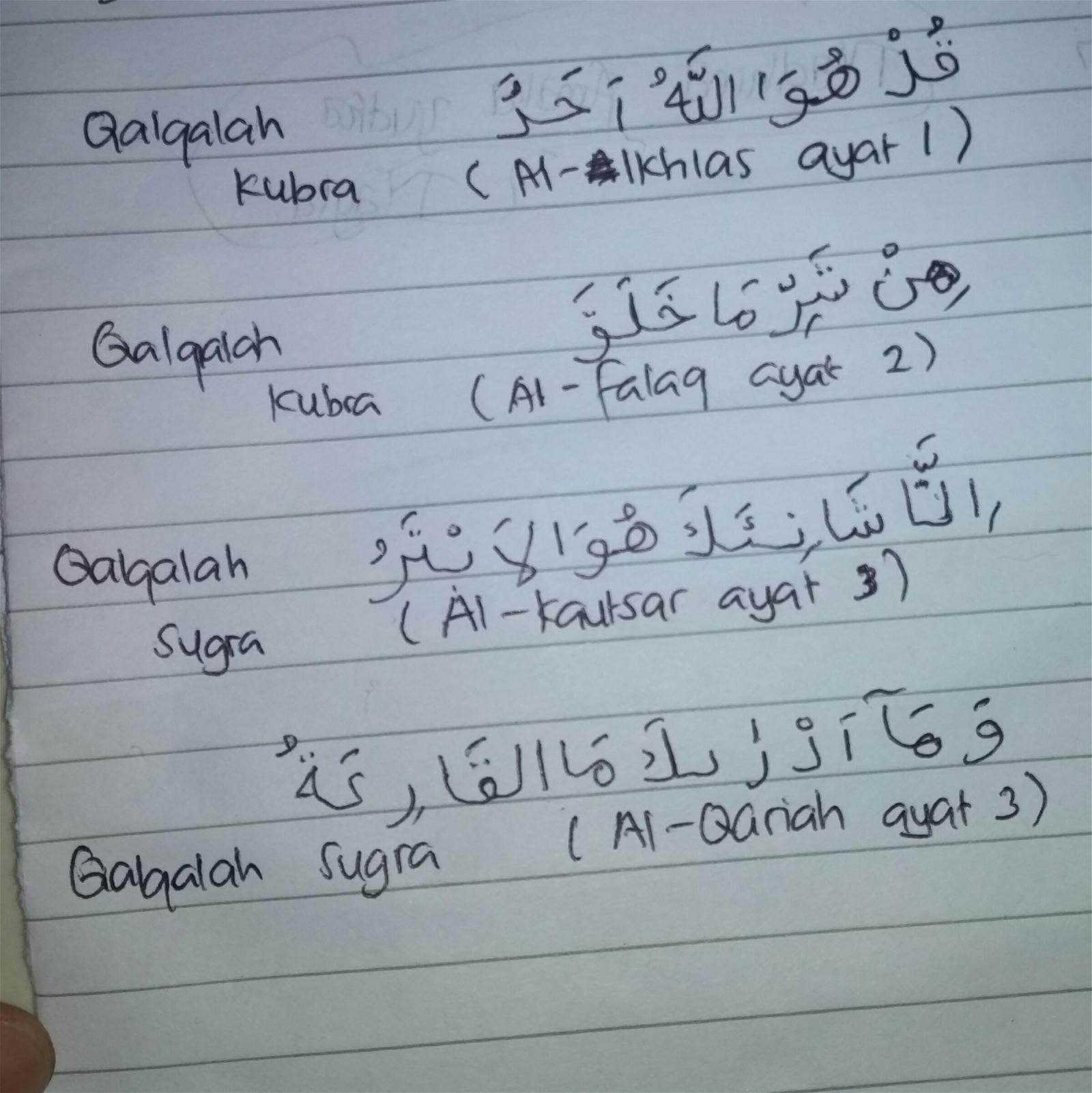 Detail 3 Contoh Qalqalah Kubra Dalam Surat Al Ikhlas Nomer 7