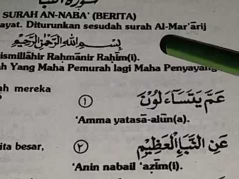 Detail 30 Surat Juz Amma Nomer 37