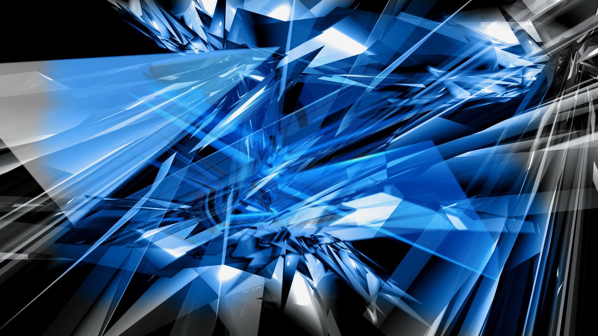 Detail 3d Background Hd Blue Nomer 48