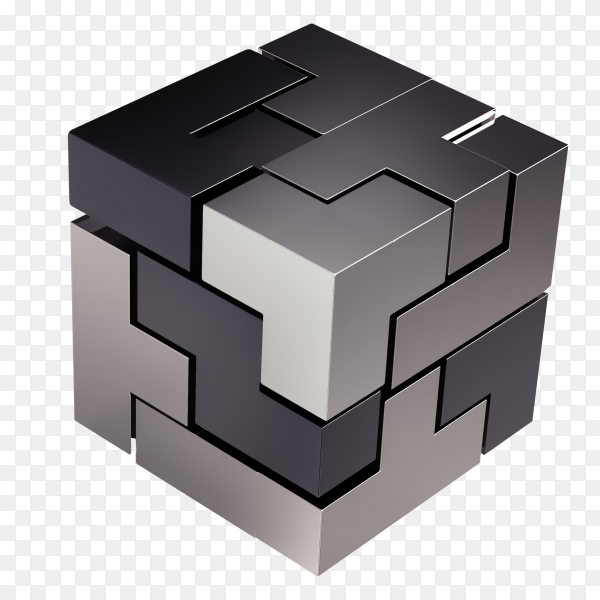 Detail 3d Cube Png Nomer 14