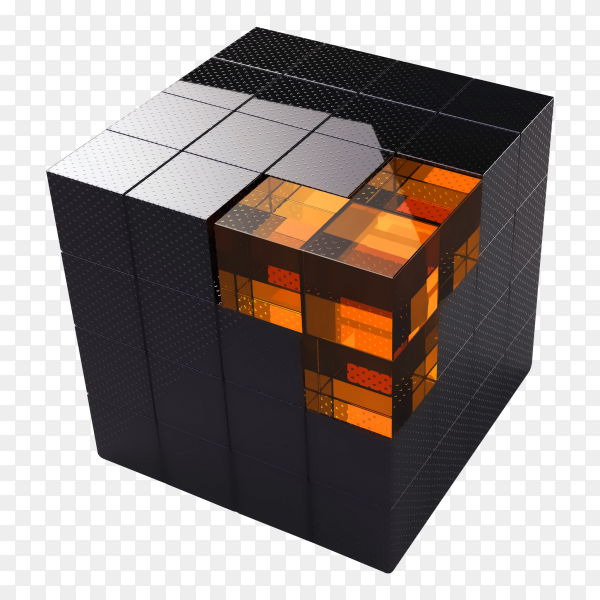 Detail 3d Cube Png Nomer 60