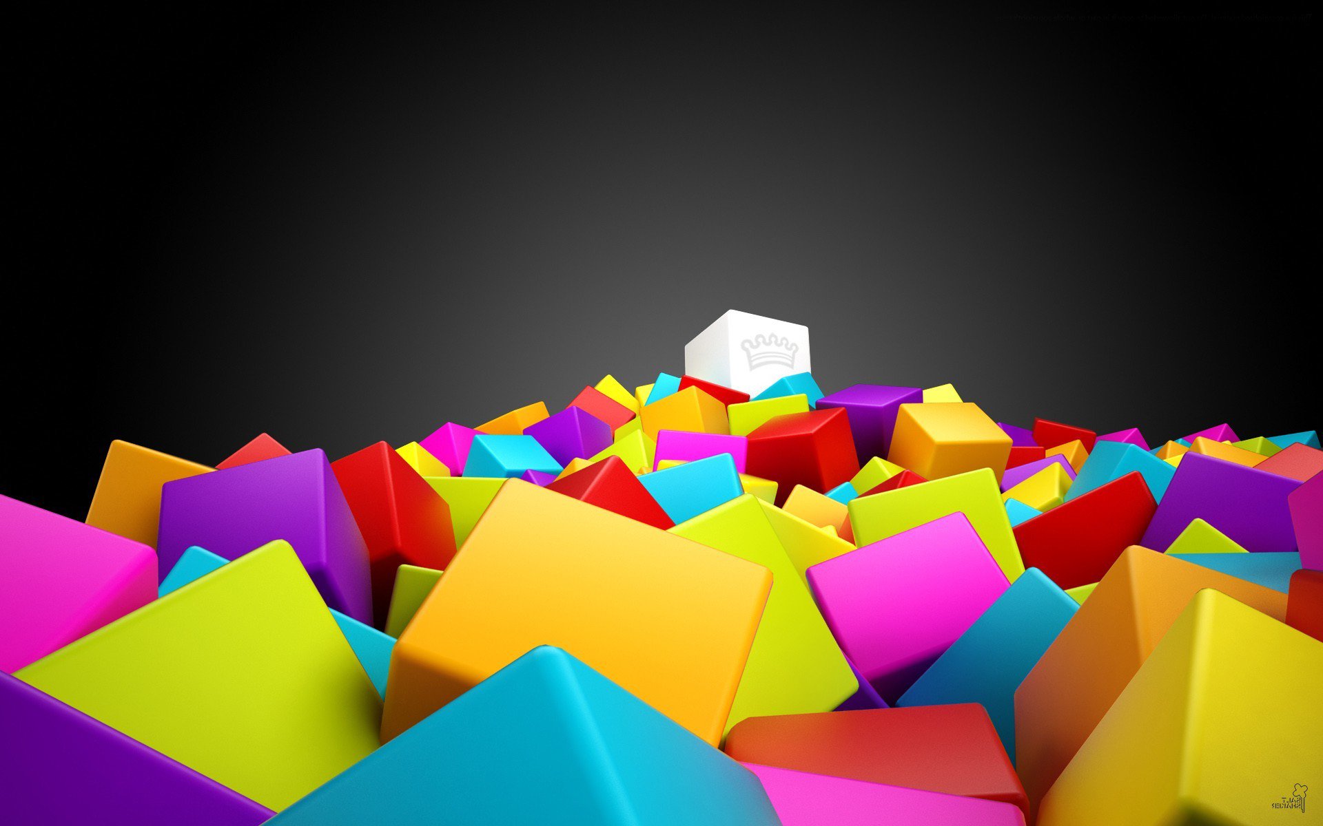 Detail 3d Cube Wallpapers Nomer 5
