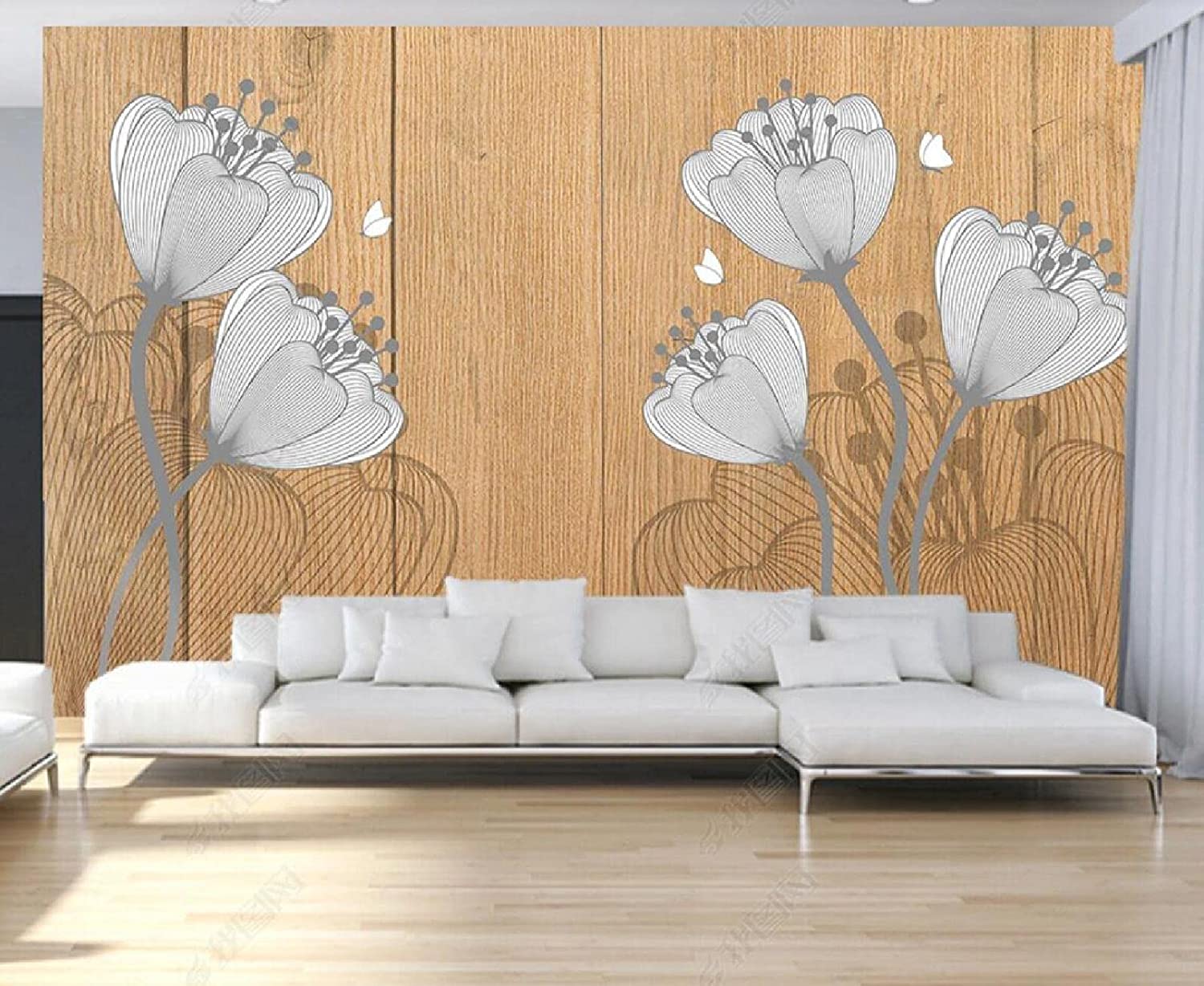 Detail 3d Effect Wallpaper Design For Home Nomer 21