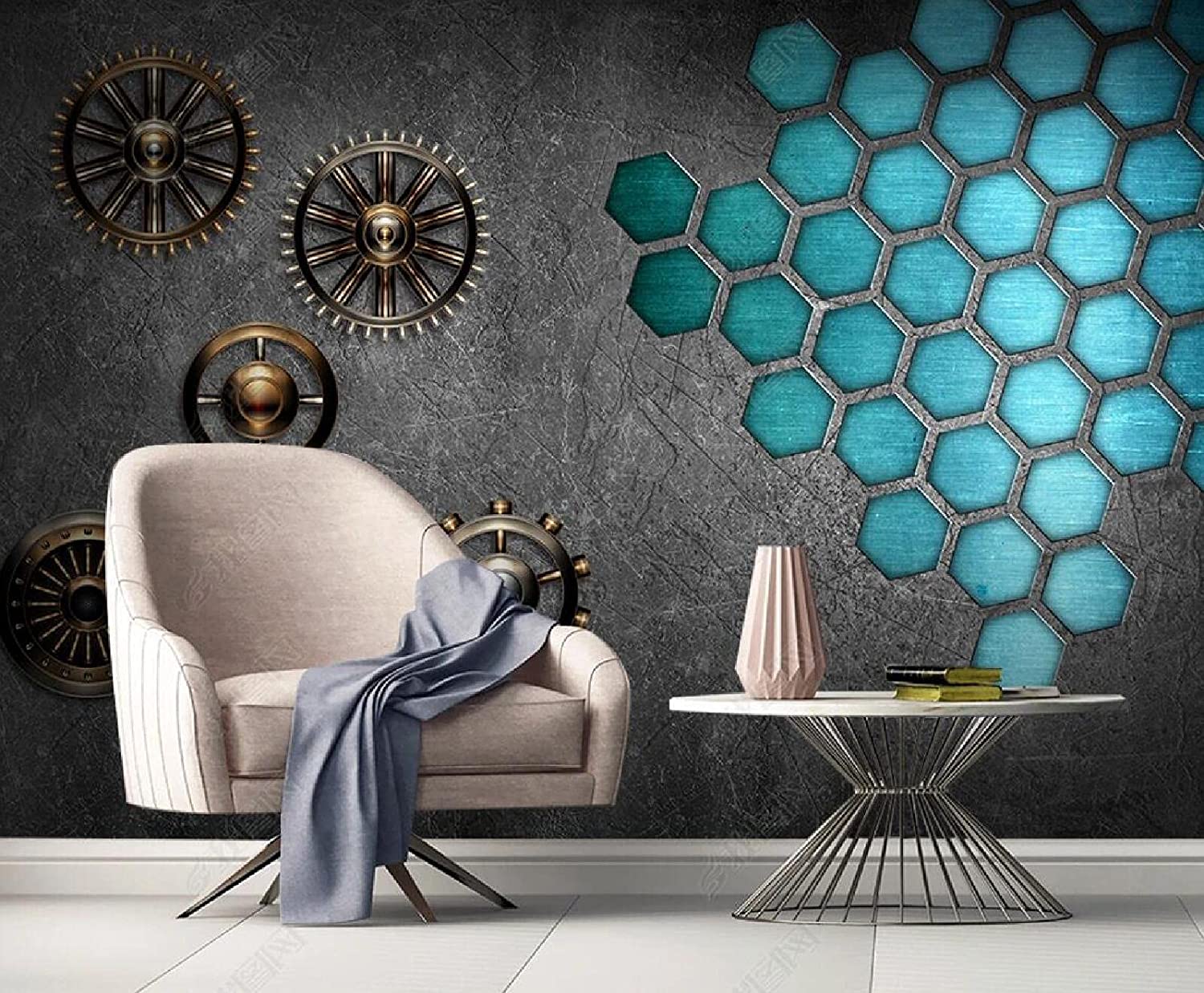 Detail 3d Effect Wallpaper Design For Home Nomer 33