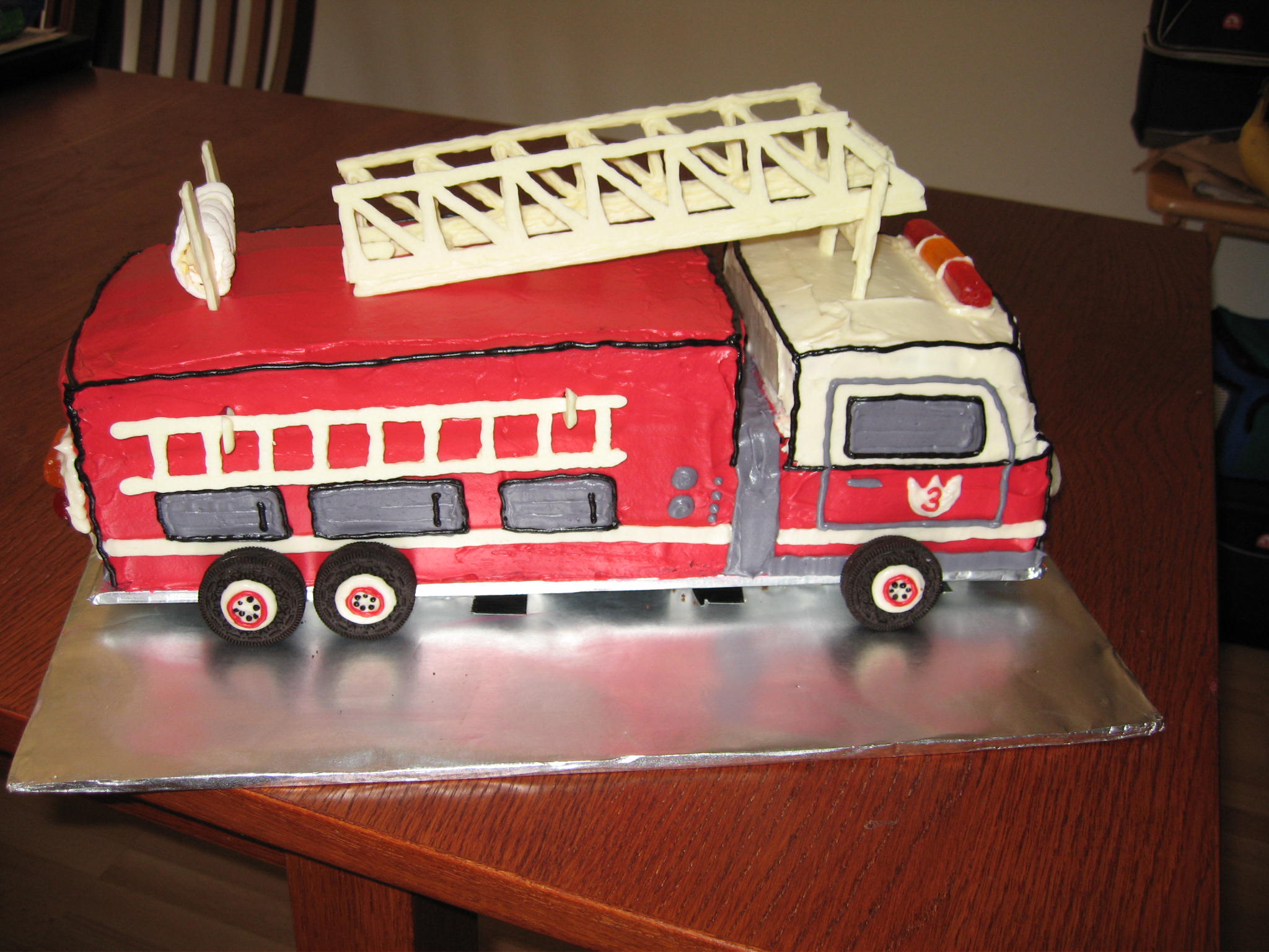 Detail 3d Firetruck Cake Pan Nomer 16