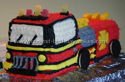 Detail 3d Firetruck Cake Pan Nomer 48