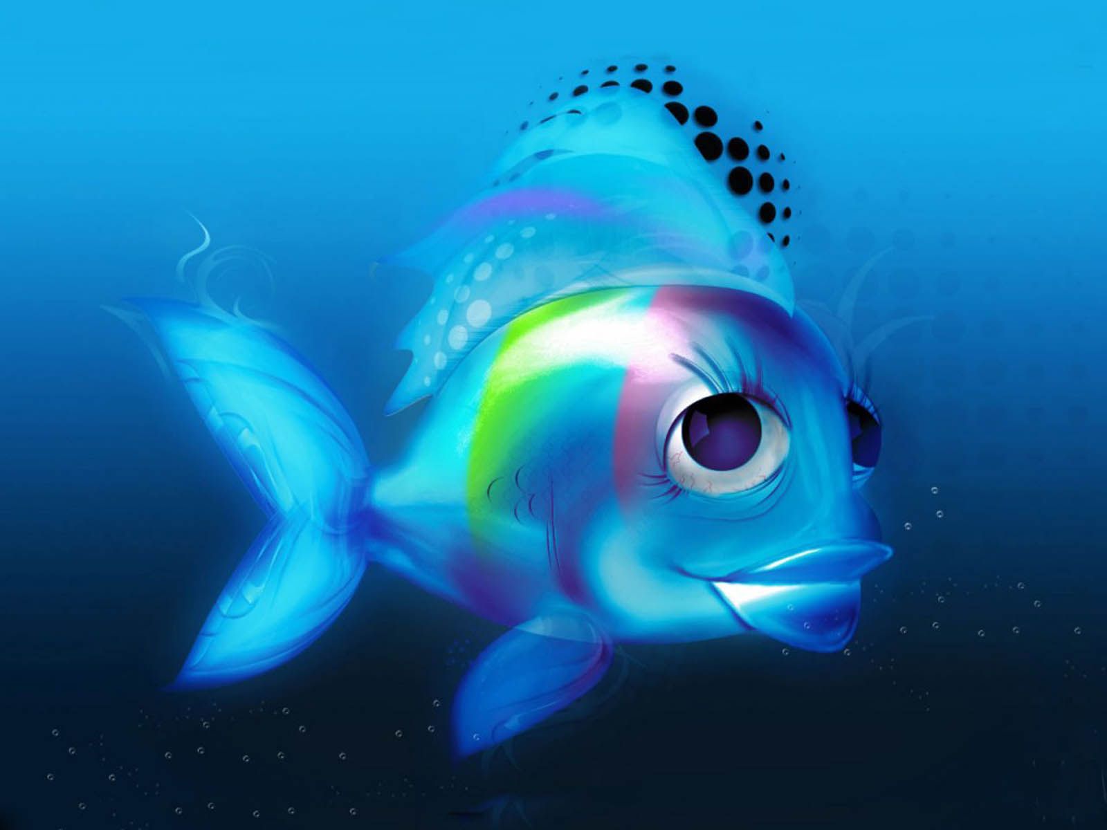 Detail 3d Fish Wallpaper Nomer 11