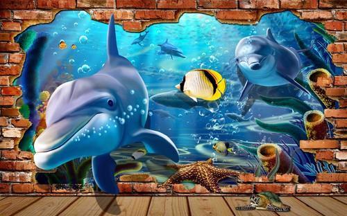 Detail 3d Fish Wallpaper Nomer 10