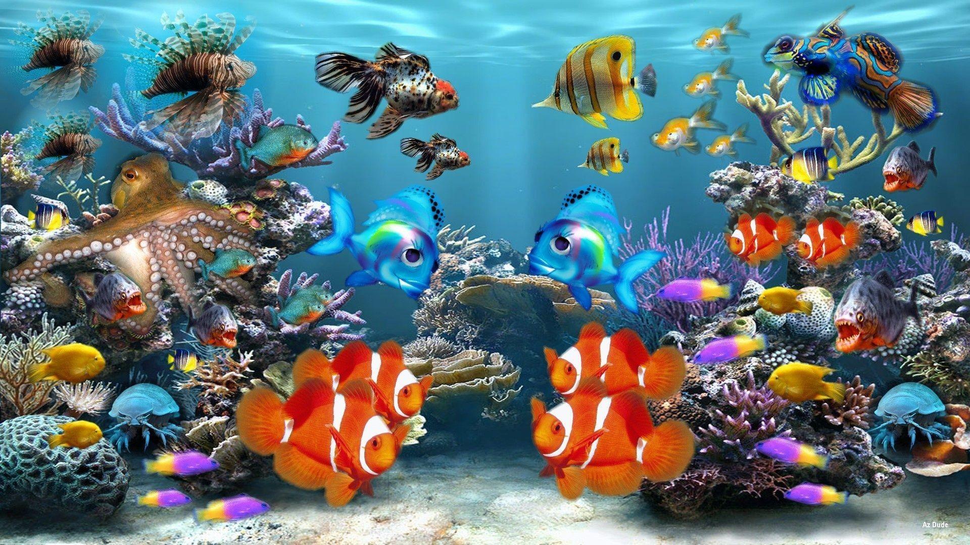 Detail 3d Fish Wallpaper Hd Nomer 2