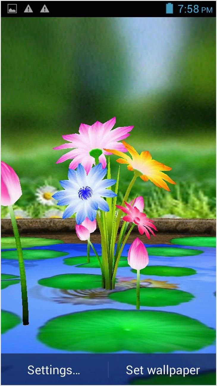 Detail 3d Flower Live Wallpaper Nomer 19