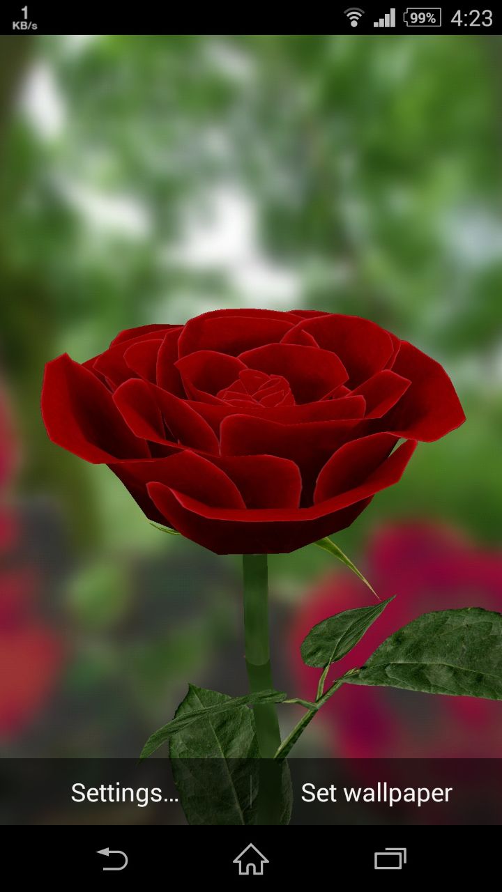 Detail 3d Flower Live Wallpaper Nomer 4