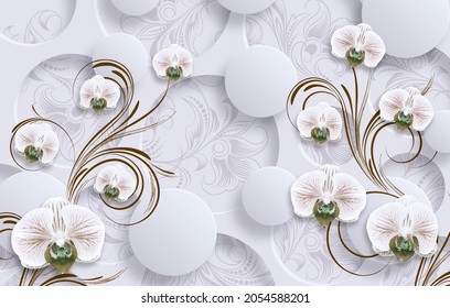 Detail 3d Flower Wallpaper Nomer 27