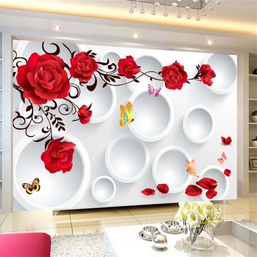 Detail 3d Mural Wallpaper Nomer 60