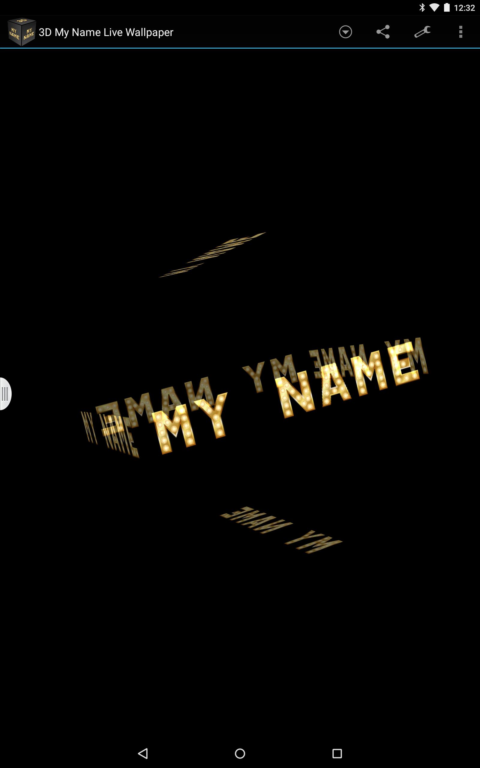 Detail 3d My Name Nomer 27