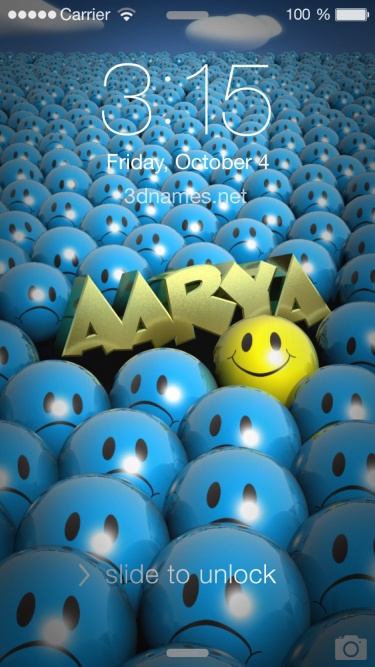 Detail 3d Name Wallpaper Aarya Nomer 11