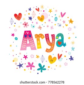 Detail 3d Name Wallpaper Aarya Nomer 13