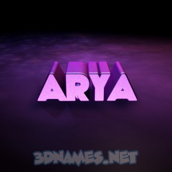 Detail 3d Name Wallpaper Aarya Nomer 3