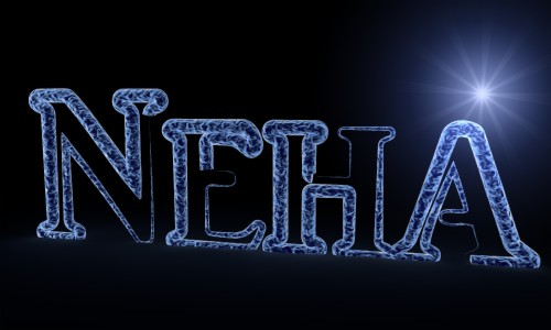 Detail 3d Name Wallpaper Neha Nomer 4