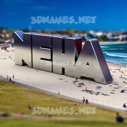 Detail 3d Name Wallpaper Neha Nomer 10