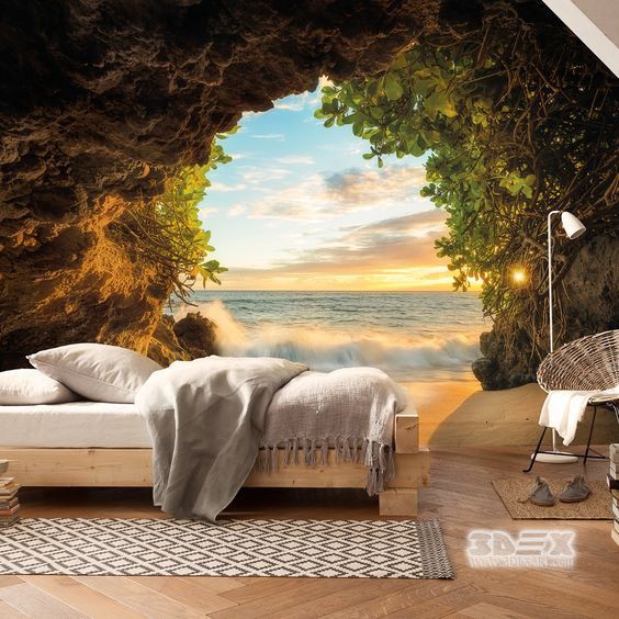 3d Nature Wallpaper For Bedroom Walls - KibrisPDR