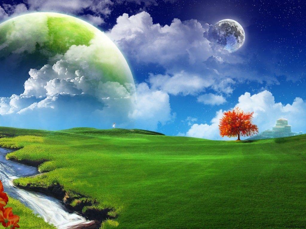 Detail 3d Nature Wallpaper For Desktop Full Size Nomer 6