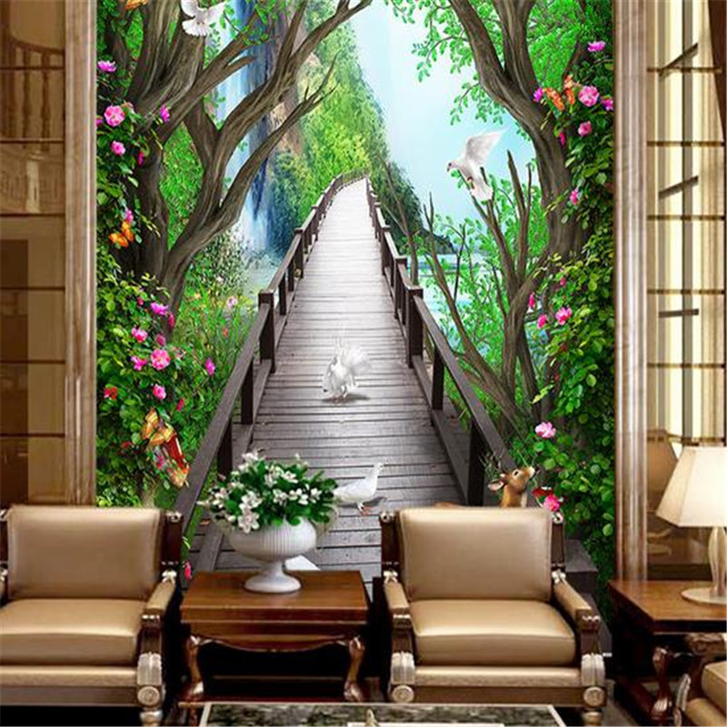 3d Nature Wallpaper For Living Room - KibrisPDR
