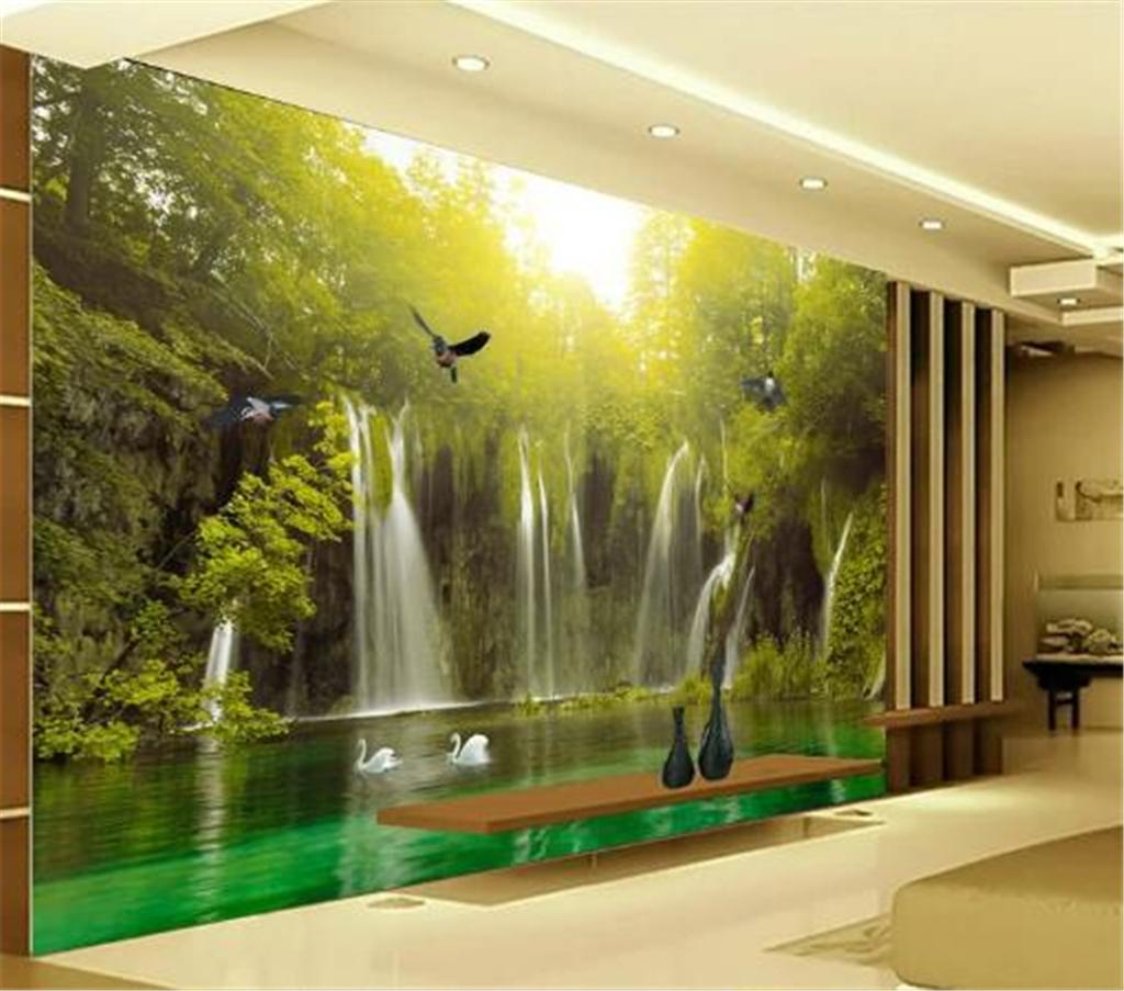 Detail 3d Nature Wallpaper For Living Room Nomer 37