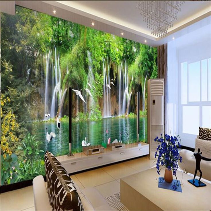 Detail 3d Nature Wallpaper For Living Room Nomer 39