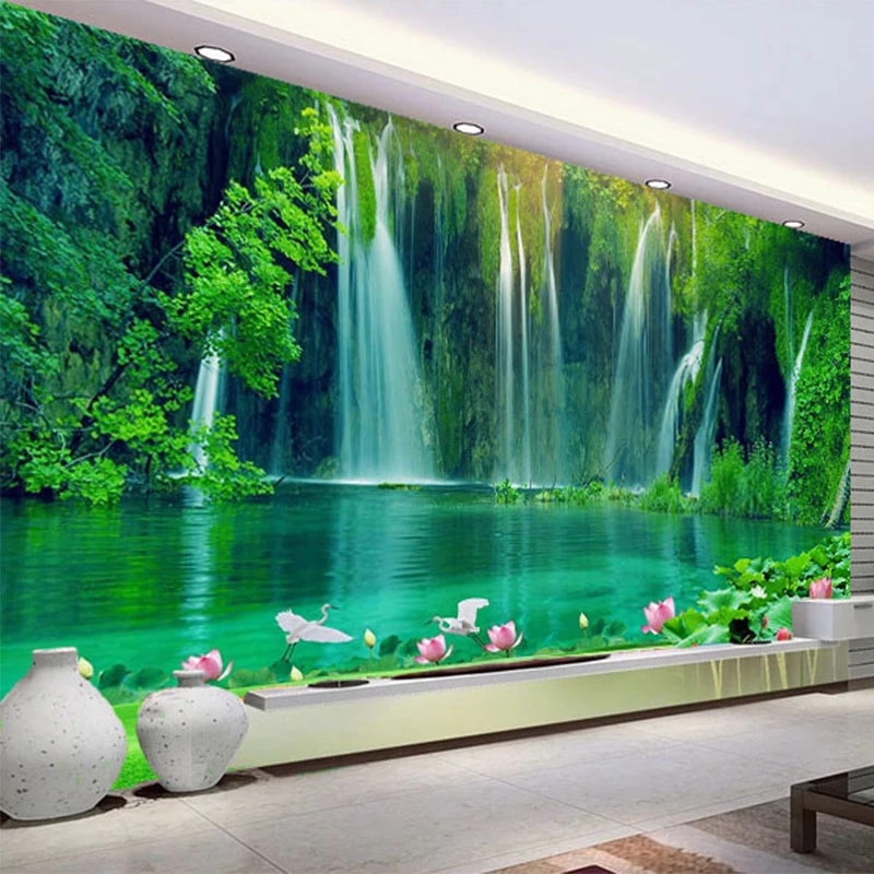 Detail 3d Nature Wallpaper For Living Room Nomer 5