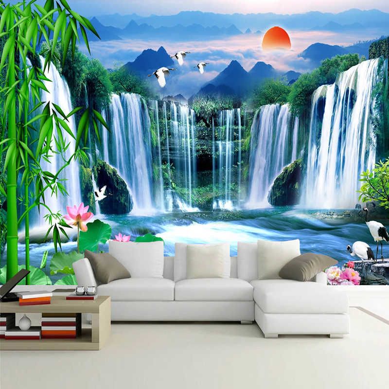 Detail 3d Nature Wallpaper For Living Room Nomer 51