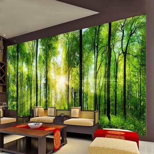 Detail 3d Nature Wallpaper For Living Room Nomer 8