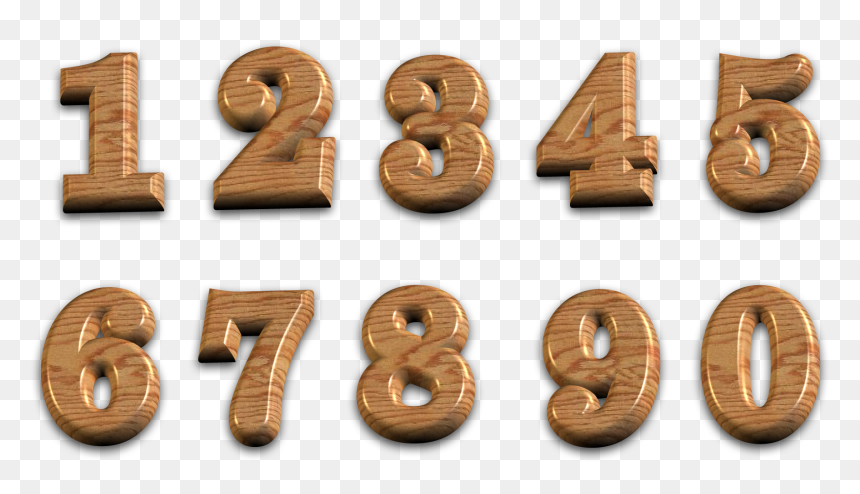 Detail 3d Numbers Png Nomer 24