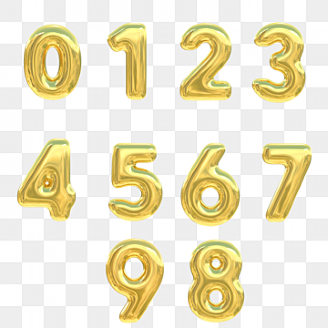 Detail 3d Numbers Png Nomer 59