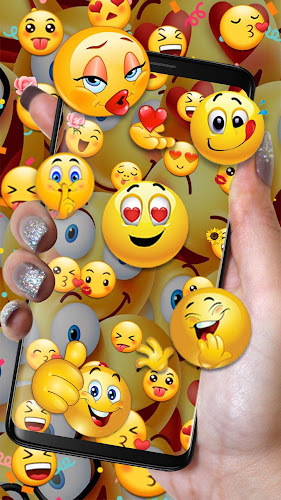 Detail 3d Parallax Background Emoji Nomer 42