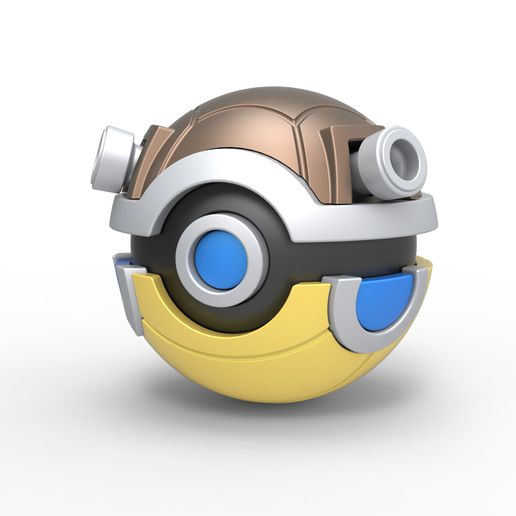 Detail 3d Print Pokeball Nomer 13