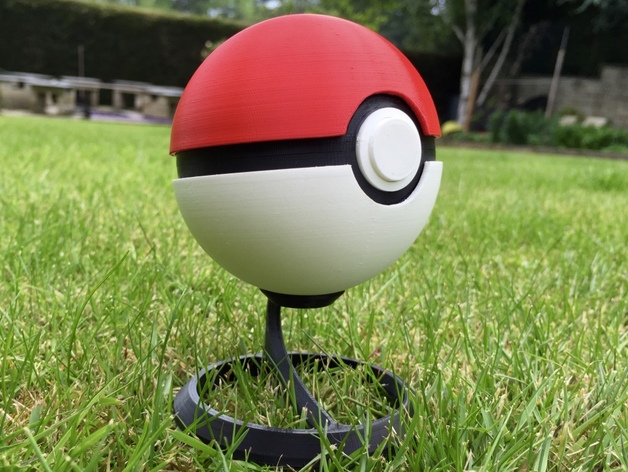 Detail 3d Print Pokeball Nomer 17