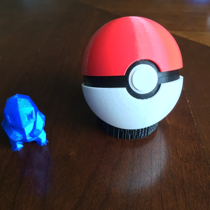 Detail 3d Print Pokeball Nomer 18
