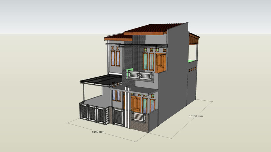 Detail 3d Rumah Minimalis Nomer 15