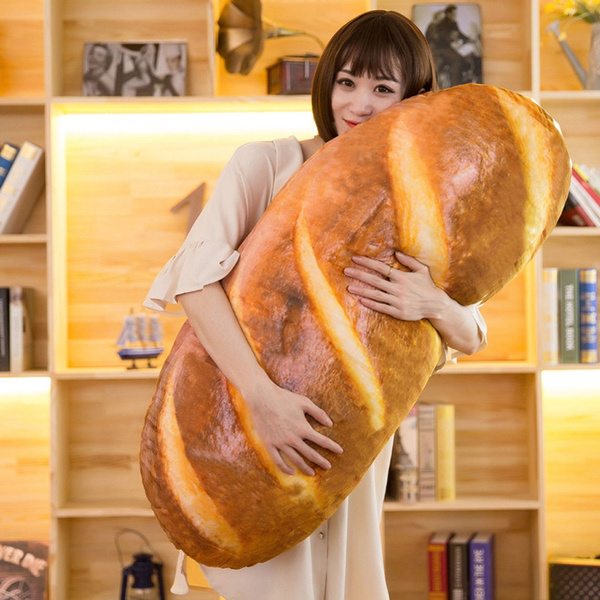 Detail 3d Simulation Bread Pillow Nomer 28