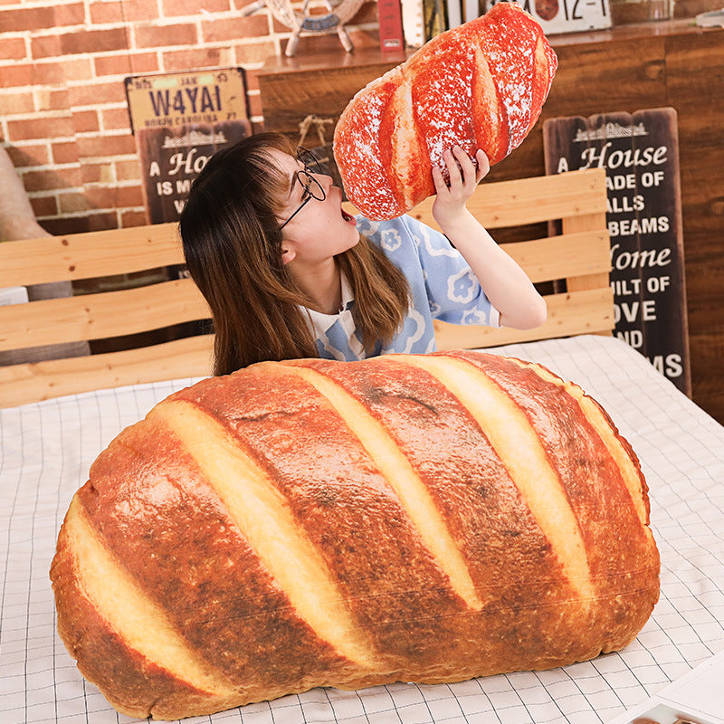 Detail 3d Simulation Bread Pillow Nomer 30