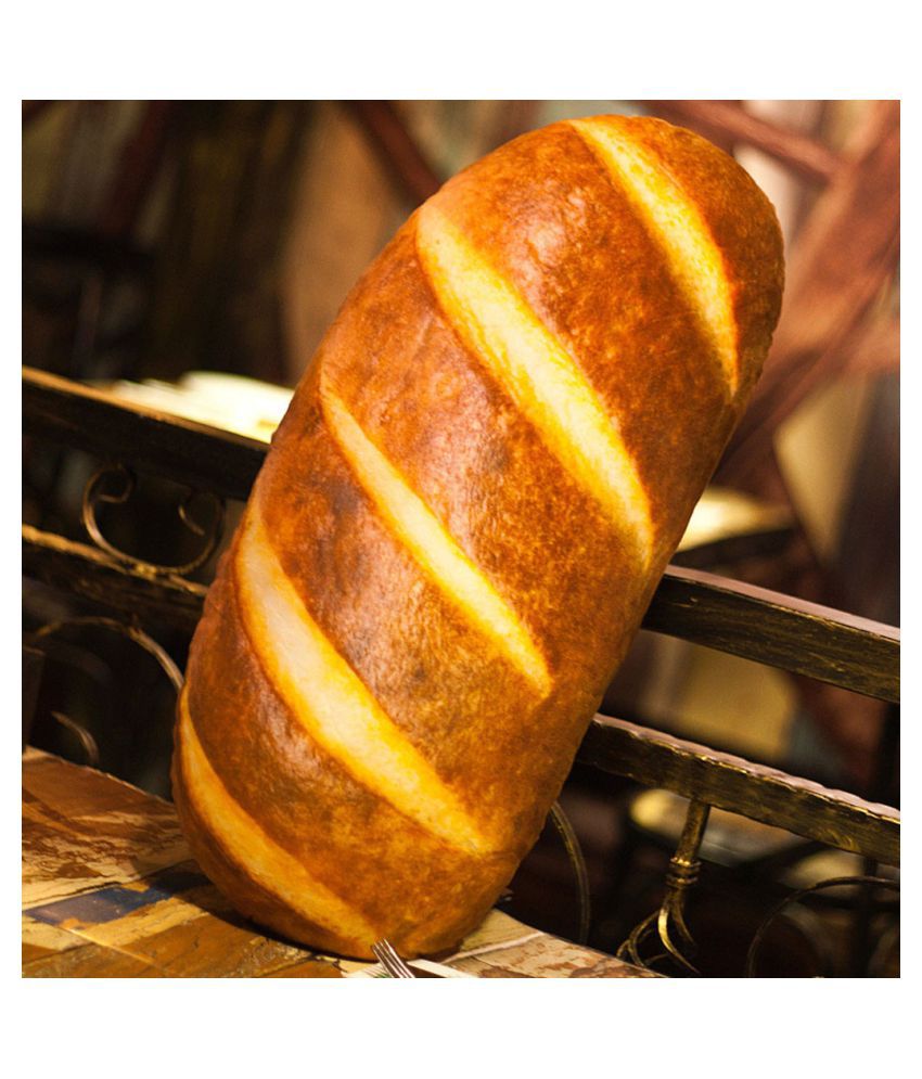 Detail 3d Simulation Bread Pillow Nomer 54