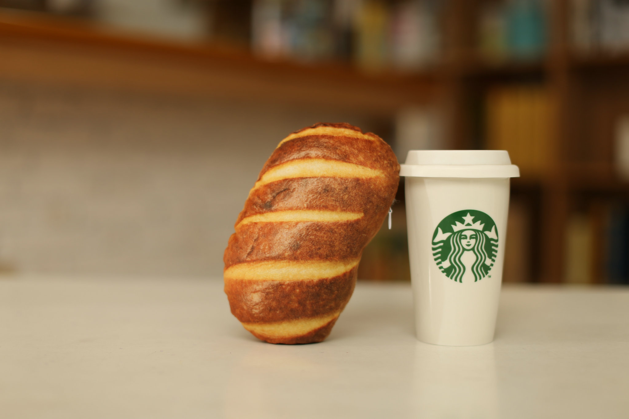 Detail 3d Simulation Bread Pillow Nomer 58