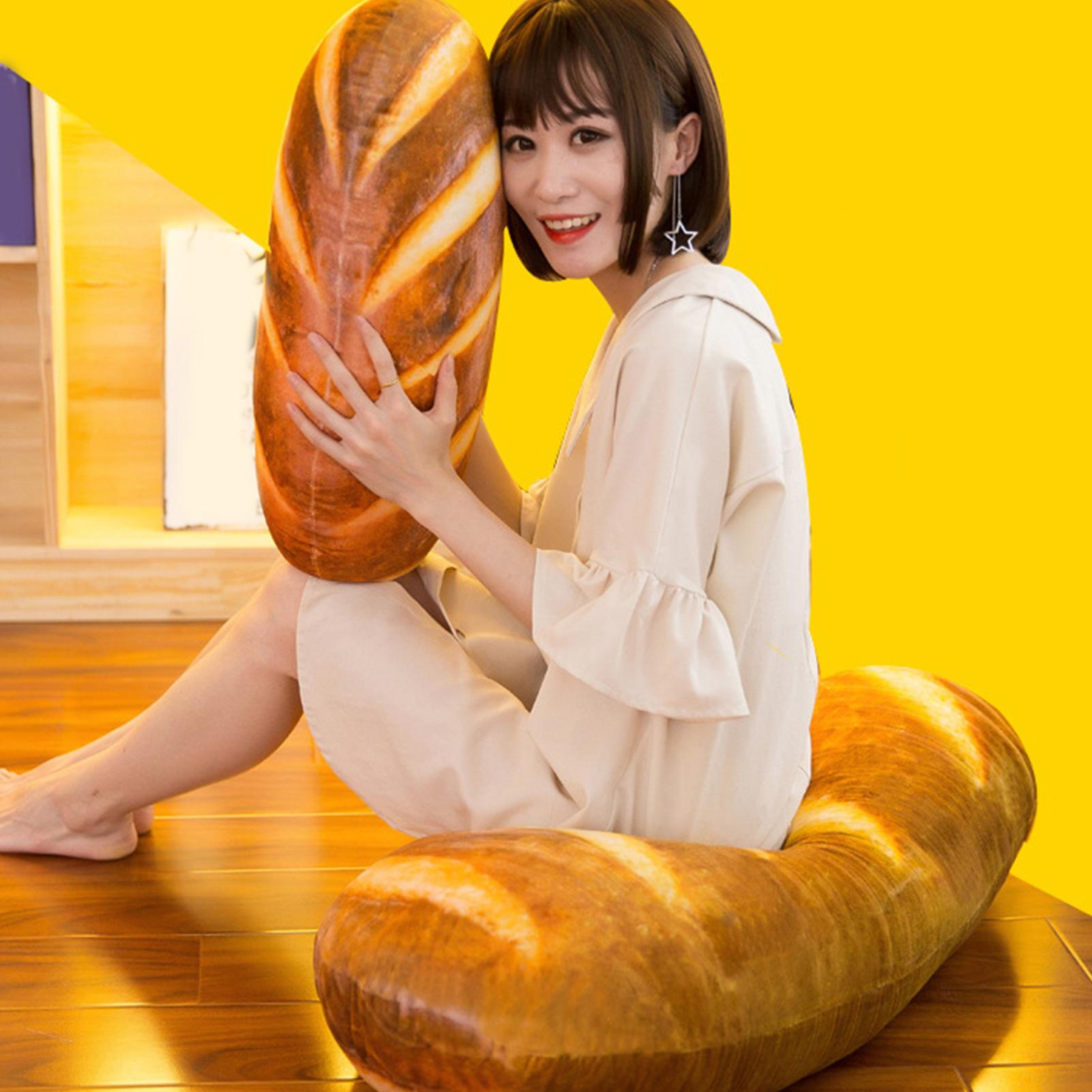 Detail 3d Simulation Bread Pillow Nomer 7