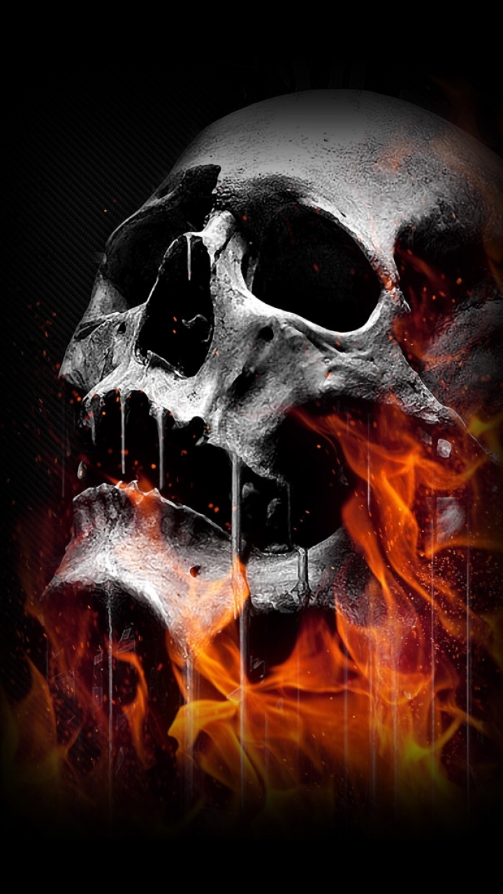 Detail 3d Skull Wallpaper For Iphone Nomer 5