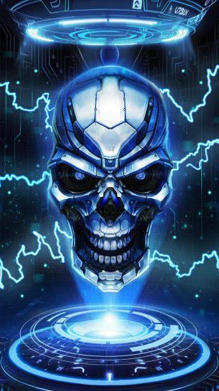 Download 3d Skull Wallpaper For Iphone Nomer 9