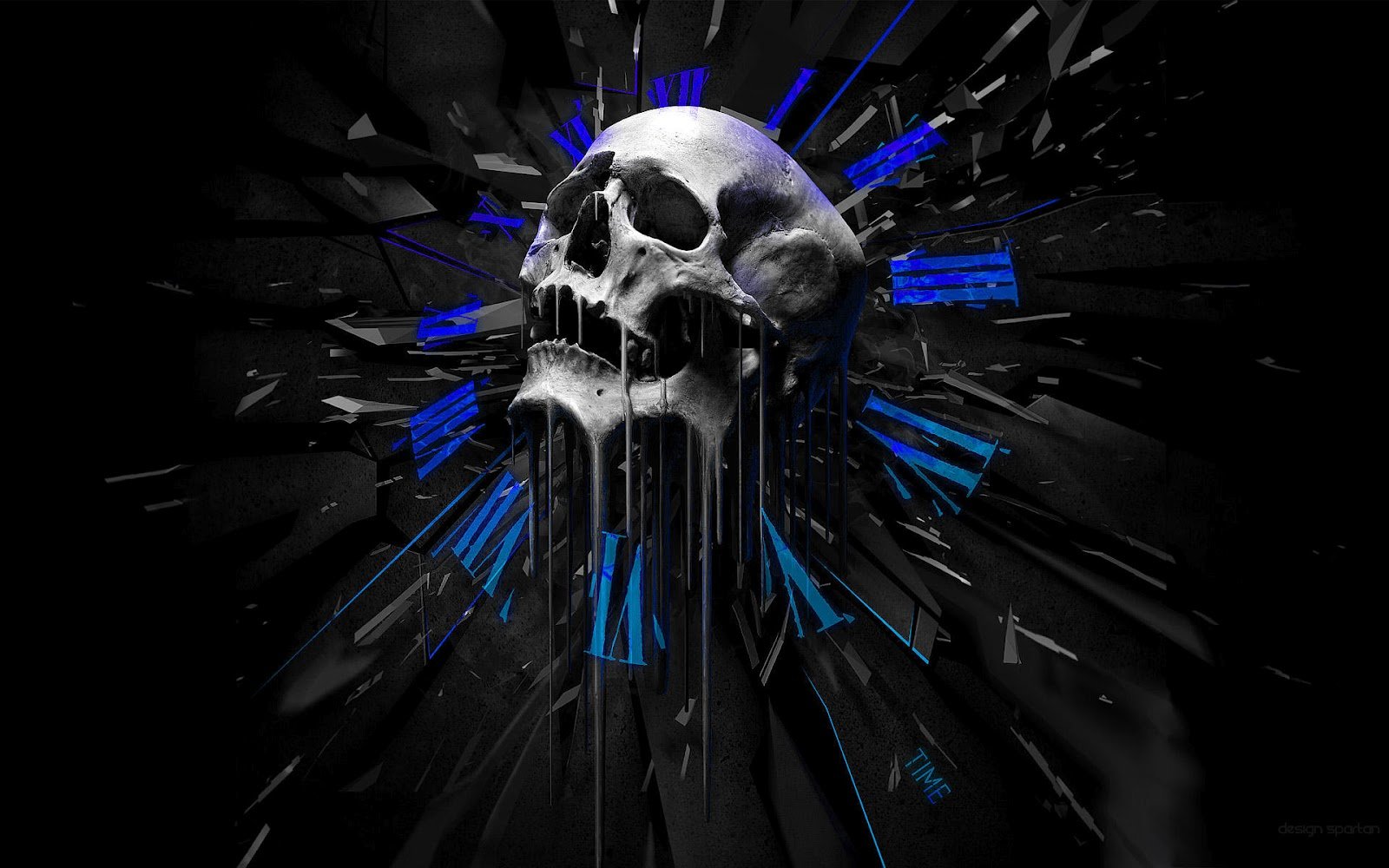 Detail 3d Skull Wallpaper Hd Nomer 4