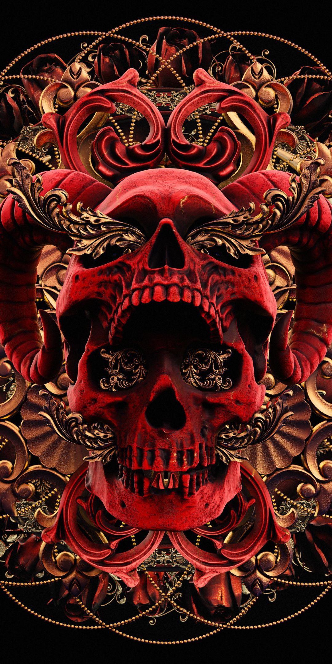 Detail 3d Skull Wallpapers For Android Nomer 44