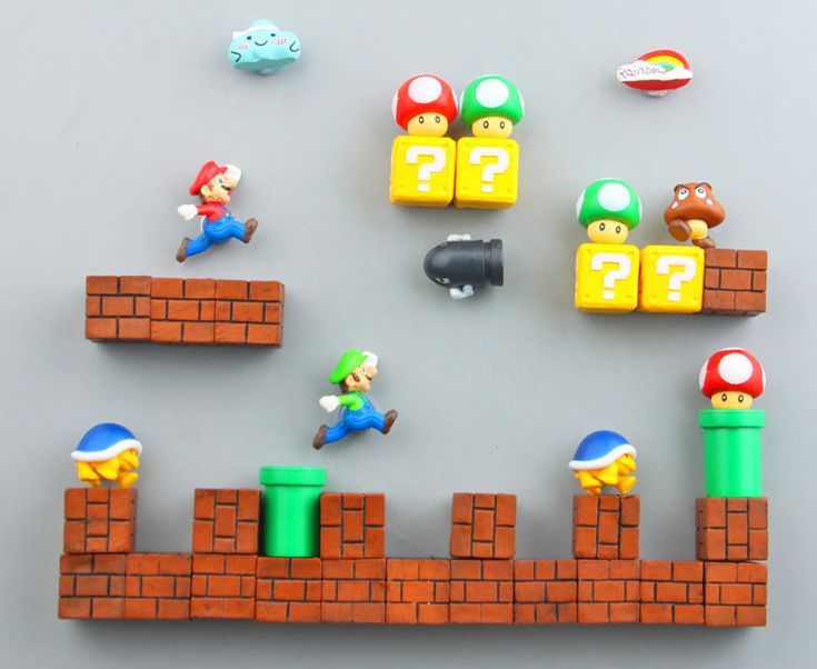 Detail 3d Super Mario Fridge Magnets Nomer 17