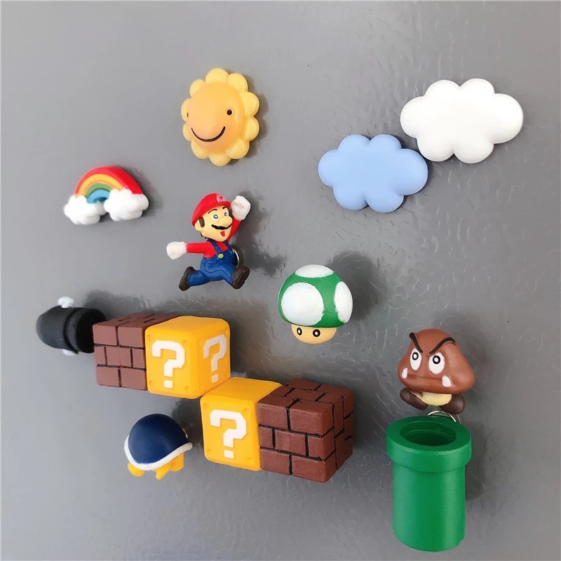 Detail 3d Super Mario Fridge Magnets Nomer 27