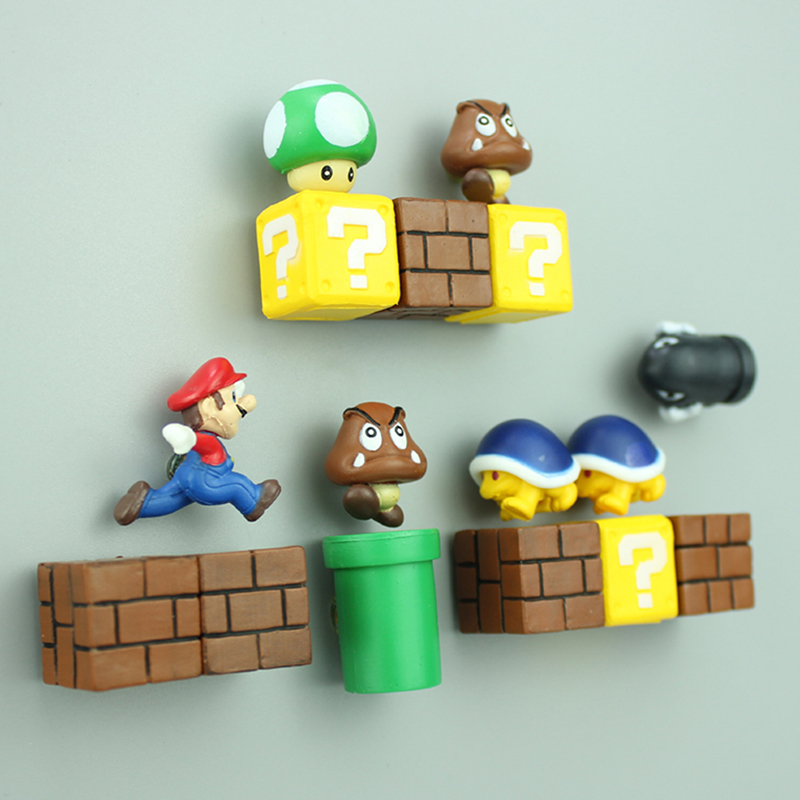 Detail 3d Super Mario Fridge Magnets Nomer 36